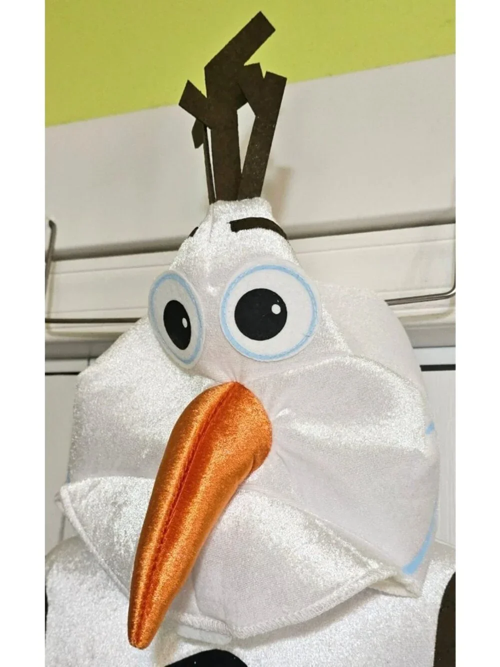Frozen Olaf Costume Snowman Plush Hood Disney Disguise Halloween Toddler 3T-4T